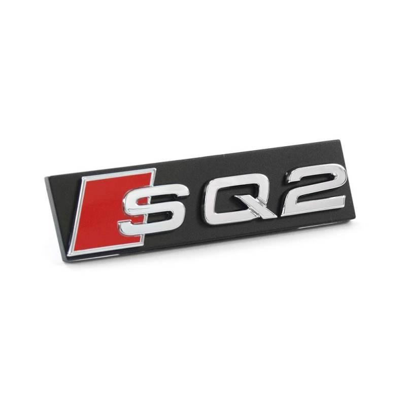 Audi 81A853736A3FZ Schriftzug SQ2 Kühlergrill Emblem Logo, chrom/schwarz/rot von Audi
