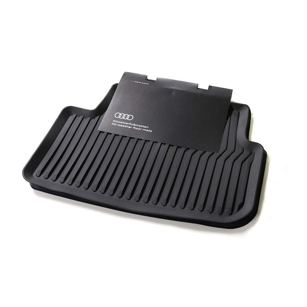 Audi 82A061511041 Gummi Fußmatten 2X Hinten Original Gummimatten Allwettermatten, Schwarz Audi 82A061511041 Gummi Fußmatten 2X Hinten Original Gummimatten Allwettermatten, Schwarz von Audi