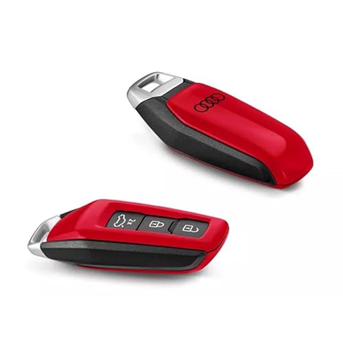 Audi 85H071208Y3U Schlüsselblende Schlüsselcover, mit Audi Ringe Logo, rot *** nicht für Schlüssel mit Panic-Taster *** Audi 85H071208Y3U Schlüsselblende Schlüsselcover, mit Audi Ringe Logo, rot *** nicht für Schlüssel mit Panic-Taster *** von Audi