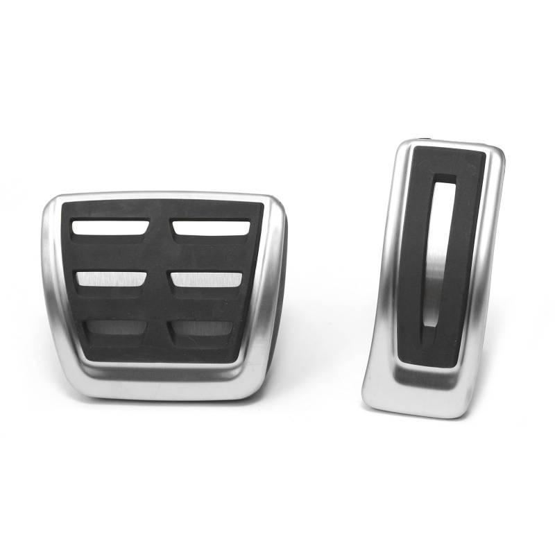 Audi 8B1064205 Pedalkappen Edelstahl Kappen Gaspedal Bremspedal, 2-teilig von Audi