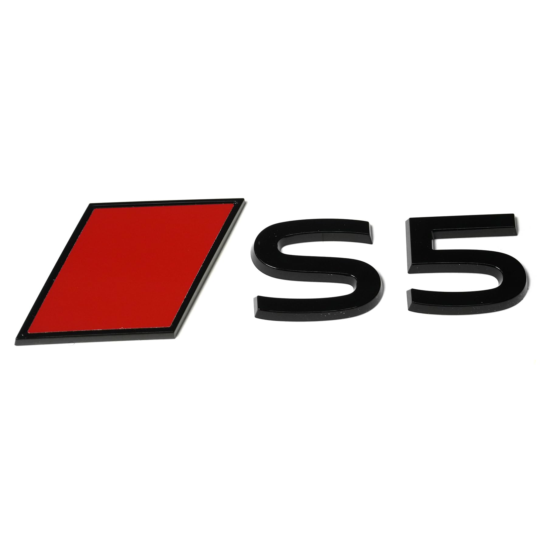 Audi 8B3853740B5FQ Schriftzug S5 Modellbezeichnung Emblem Aufkleber Heckklappe, selbstklebend, schwarz, mit roter Audi Sport Raute Audi 8B3853740B5FQ Schriftzug S5 Modellbezeichnung Emblem Aufkleber Heckklappe, selbstklebend, schwarz, mit roter Audi Sport Raute von Audi