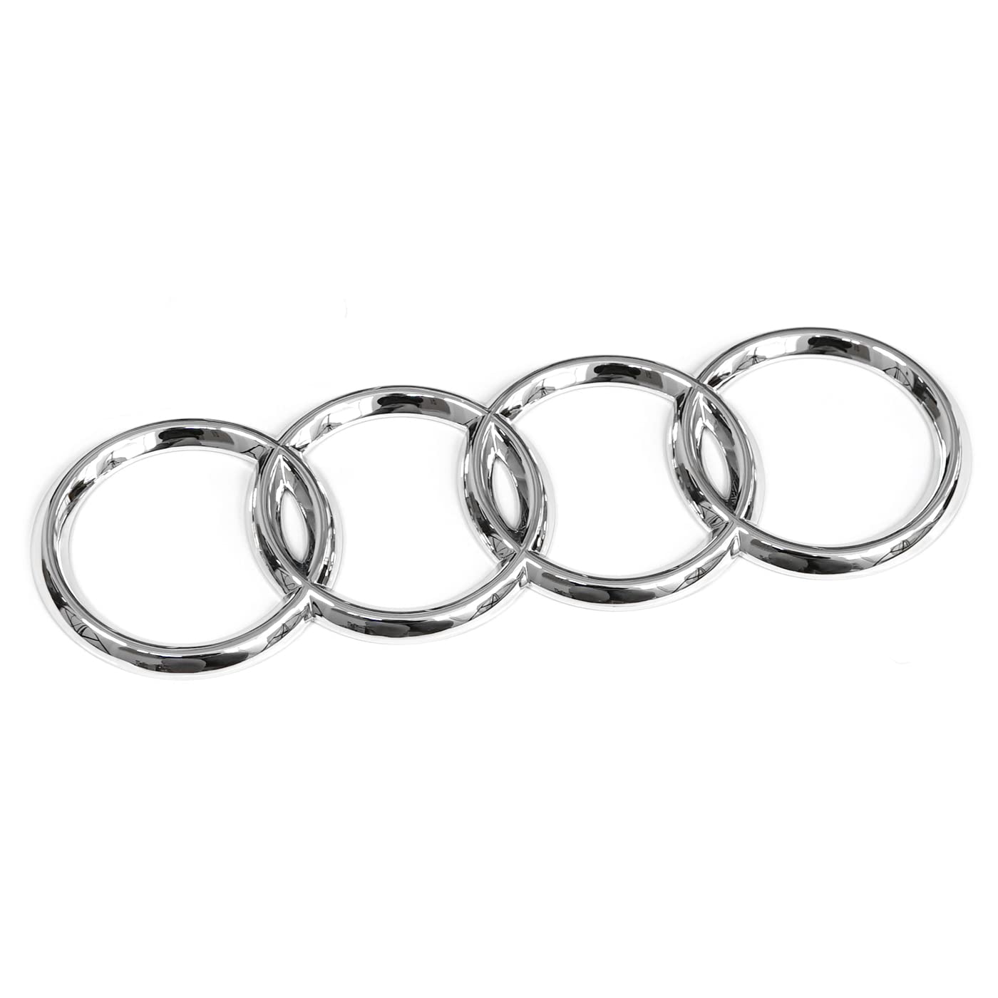 Audi 8D58537422ZZ Ringe Heckklappe Emblem Logo, Chrom, nur für Limousine von Audi