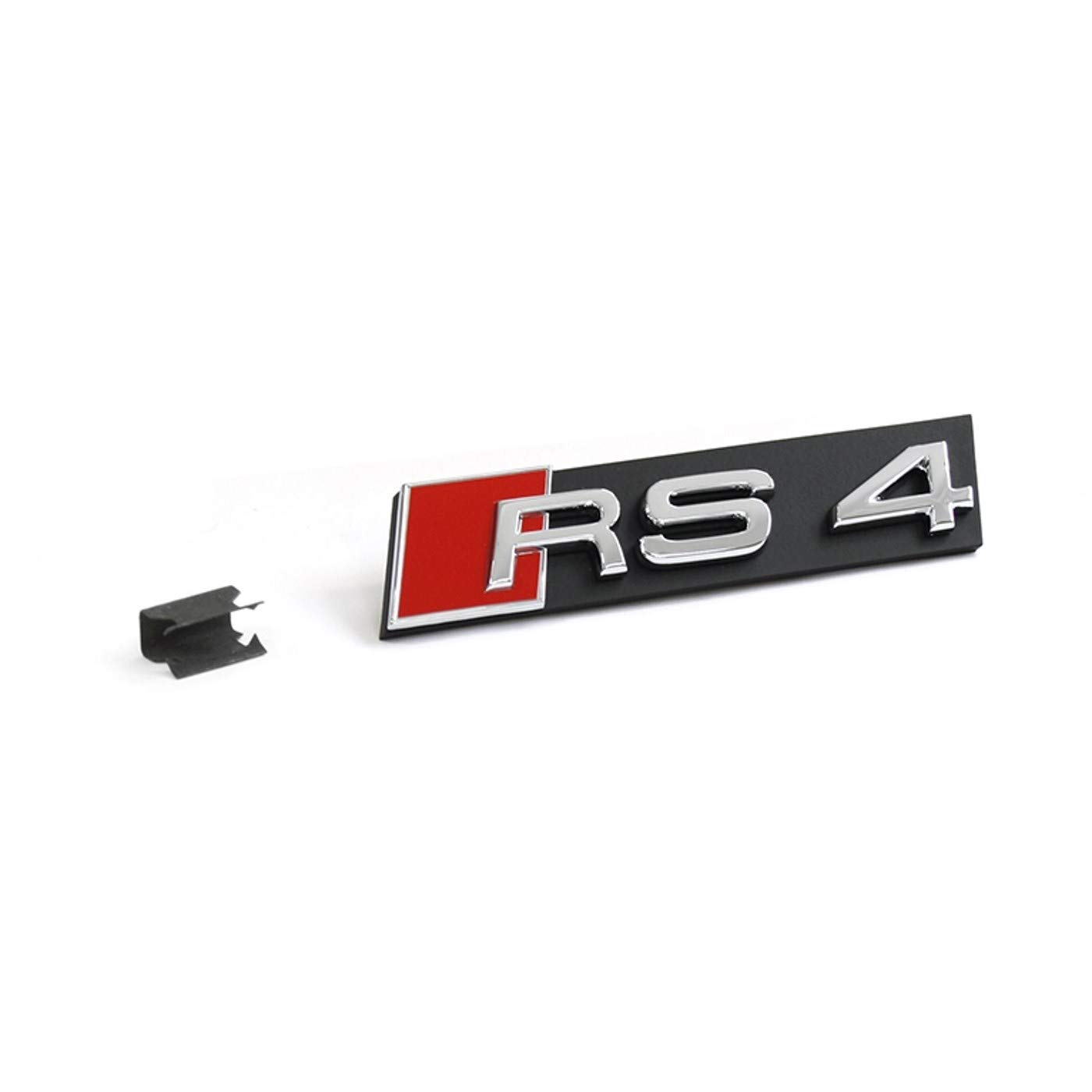 Audi 8D9853736A2ZZ Schriftzug RS4 Kühlergrill Emblem Logo Grill Tuning Clip Chrom von Audi