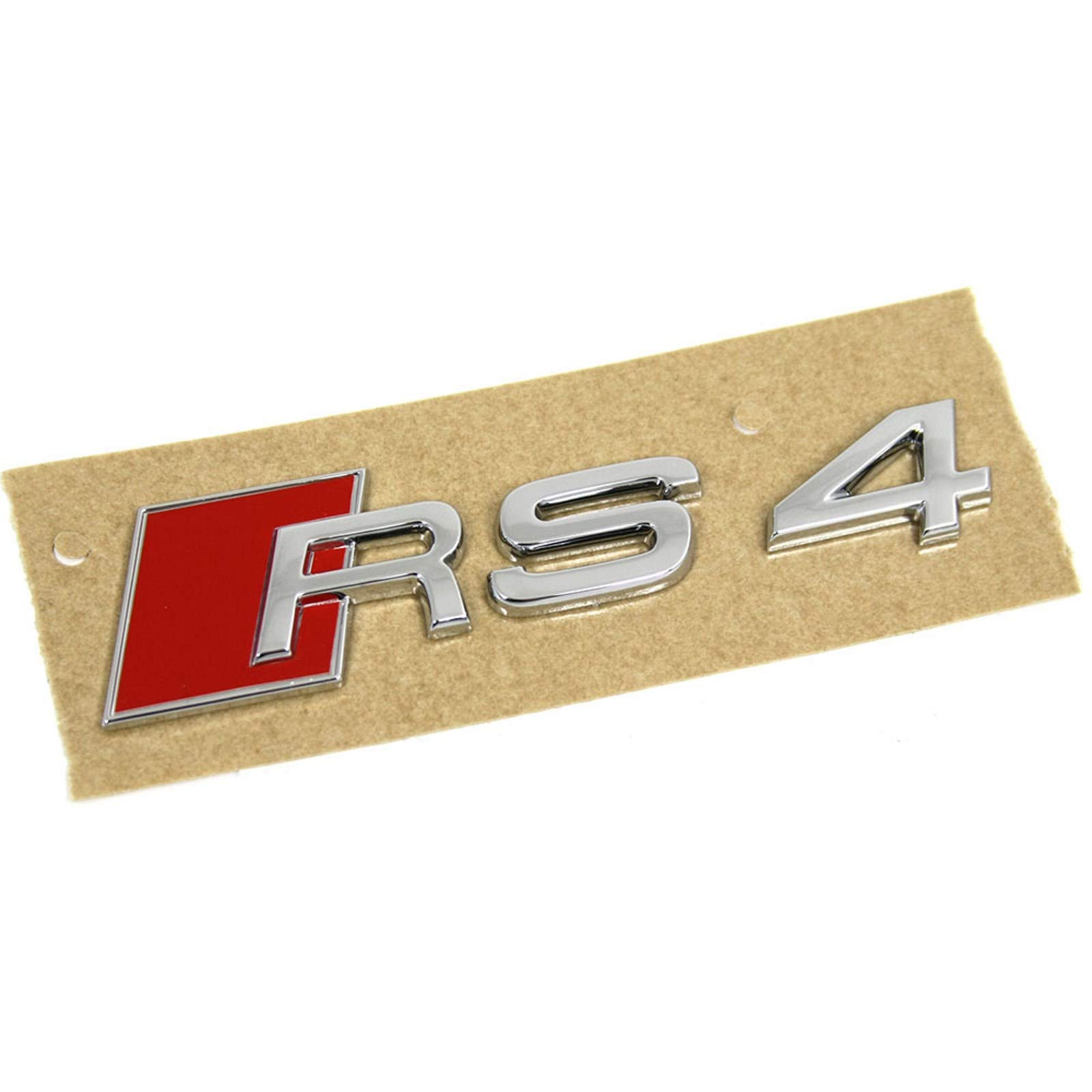 Audi 8E0853601 Schriftzug RS4 Exterieur Tuning Emblem Zeichen Logo, Rot Audi 8E0853601 Schriftzug RS4 Exterieur Tuning Emblem Zeichen Logo, Rot von Audi