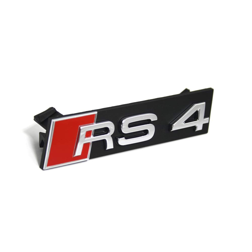 Audi 8E0853736E2ZZ Schriftzug RS4 8E Original Emblem Kühlergrill Clip Zeichen von Audi