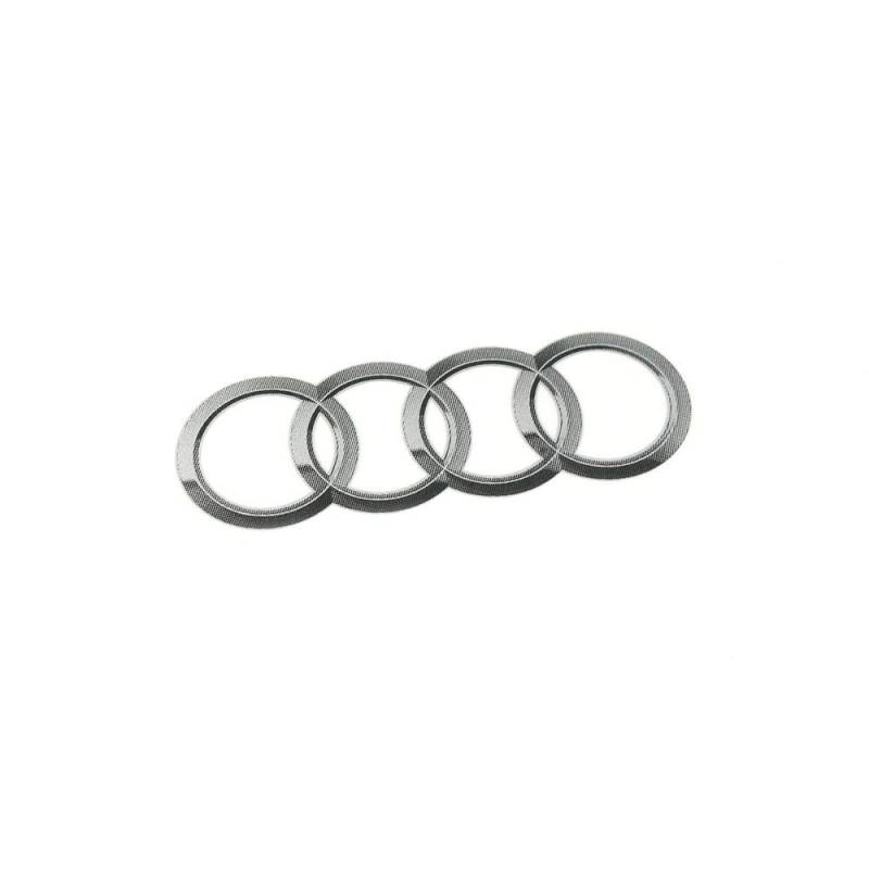 Audi 8R0060306 Ringe Emblem Logo Aufkleber Sticker Kennschild 95x56mm von Audi