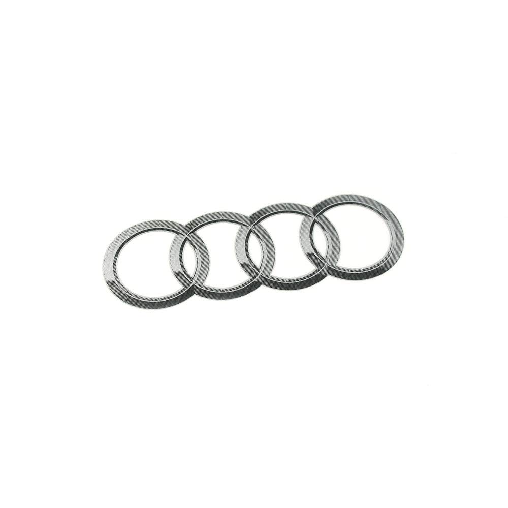 Audi 8R0060306 Ringe Emblem Logo Aufkleber Sticker Kennschild 95x56mm, Chrom Audi 8R0060306 Ringe Emblem Logo Aufkleber Sticker Kennschild 95x56mm, Chrom von Audi