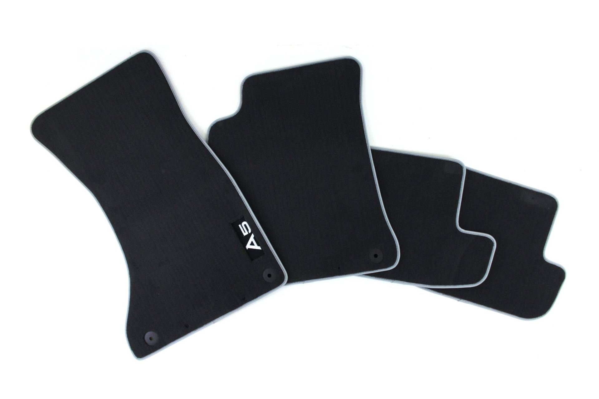 Audi 8T1061270MNO Textil-Fußmatten Premium für A5 Linkslenker Vorne/Hinten in Schwarz/Silbergrau Audi 8T1061270MNO Textil-Fußmatten Premium für A5 Linkslenker Vorne/Hinten in Schwarz/Silbergrau von Audi