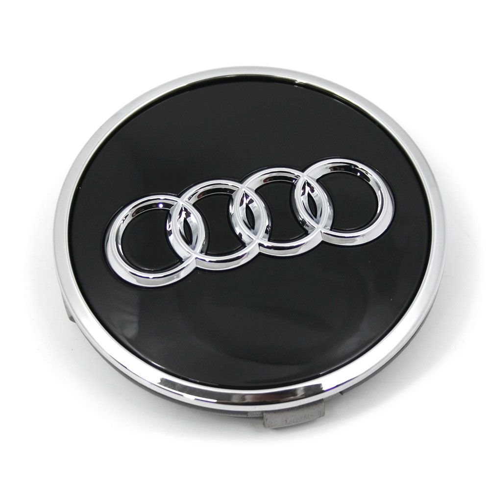 Audi 8W0601170A Radzierkappe (1 Stück) Nabenkappe Nabendeckel Felgendeckel Alufelgen, schwarz glänzend von Audi