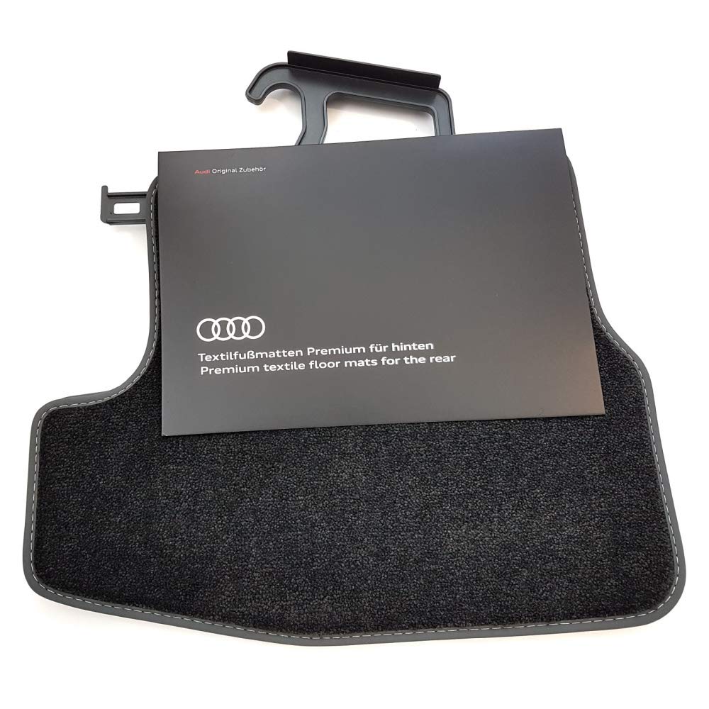 Audi 8W7061276CMNO Premium Velours Fußmatten 2X Stoffmatten hinten Textilfußmatten, nur Cabrio, ohne Befestigungspunkte Audi 8W7061276CMNO Premium Velours Fußmatten 2X Stoffmatten hinten Textilfußmatten, nur Cabrio, ohne Befestigungspunkte von Audi