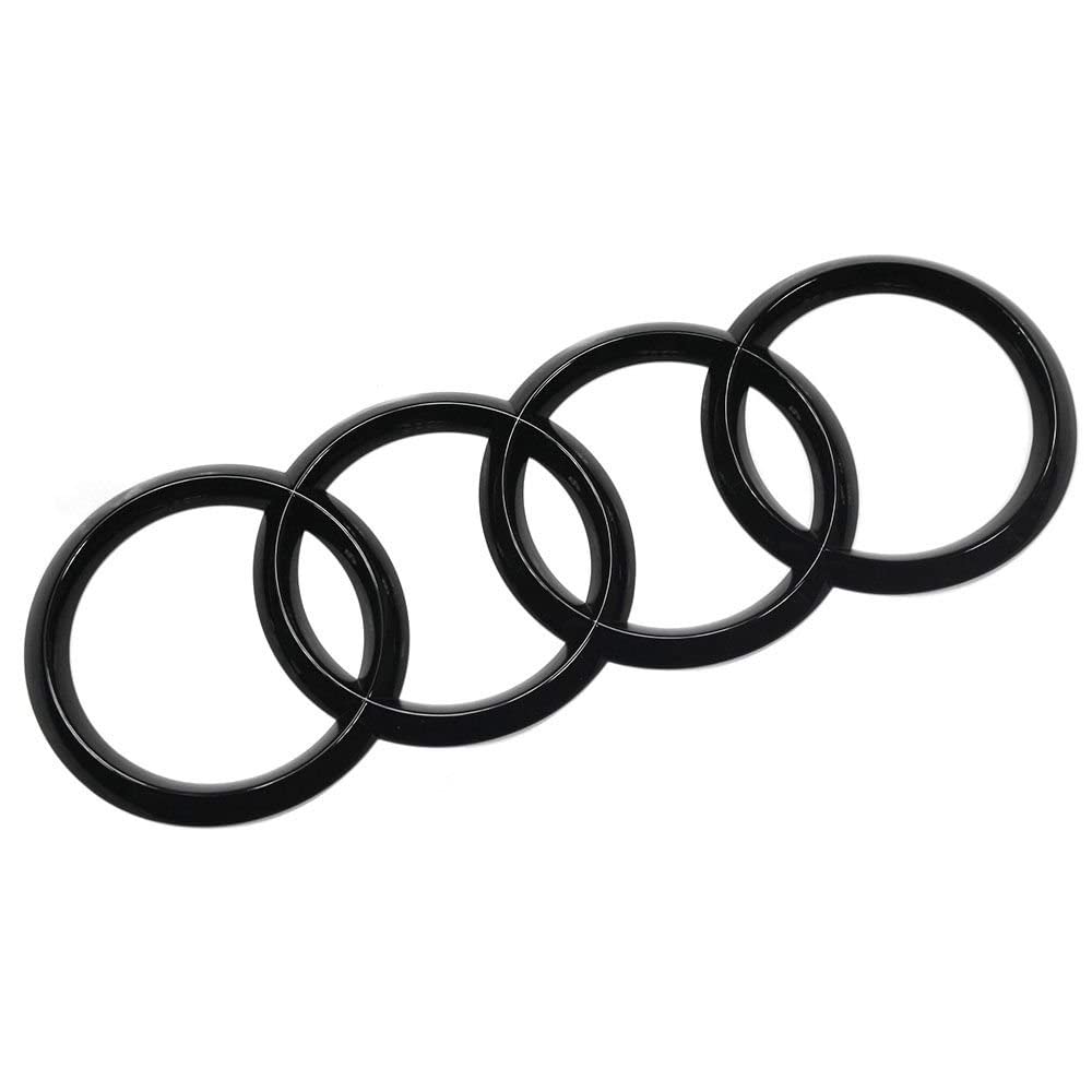 Audi 8W9071802 Zeichen Ringe Black Edition Emblem Blackline Logo schwarz von Audi