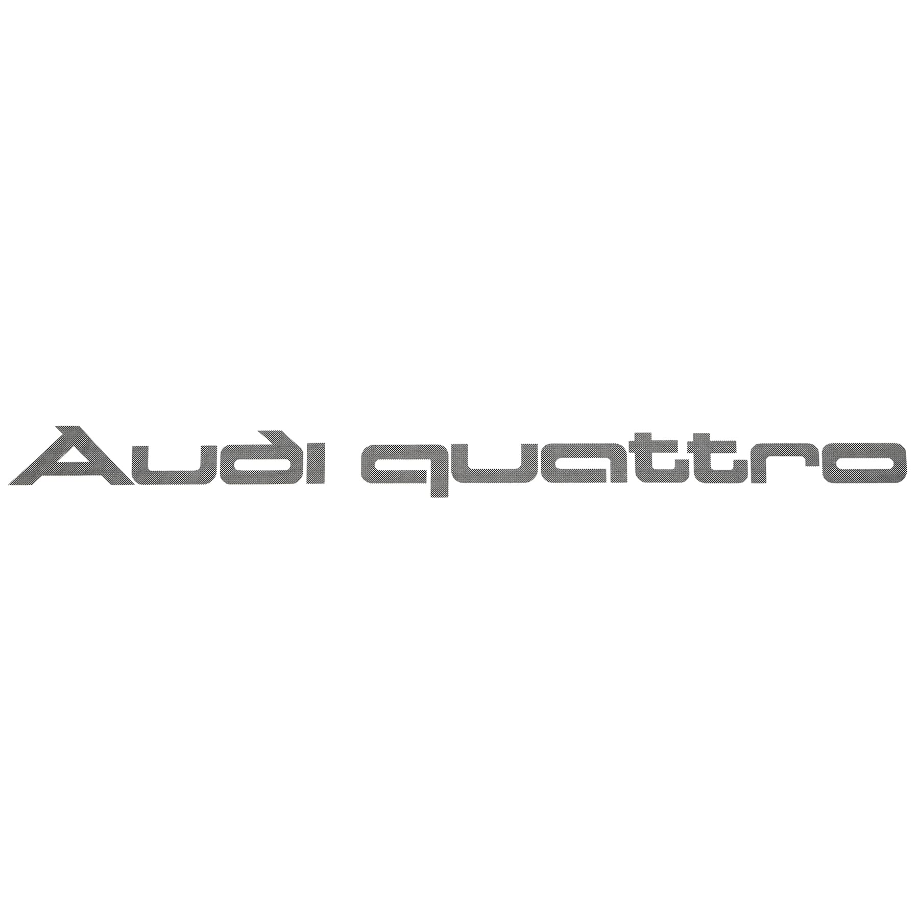 Audi A16-2270 Quattro Logo Schriftzug Dekorfolie gerastert von Audi