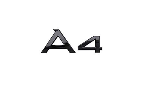 Audi Original A4 Emblem Schriftzug in Schwarz für das Heck, 8W0071803 von Audi
