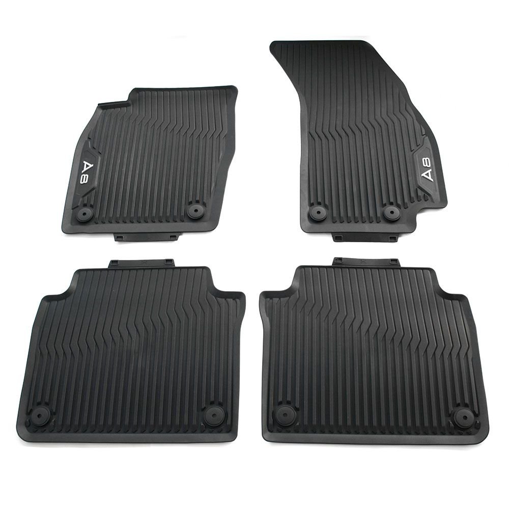 Audi Gummi Fußmatten v+h Gummimatten 4x Allwettermatten schwarz *** normaler Radstand *** Audi Gummi Fußmatten v+h Gummimatten 4x Allwettermatten schwarz *** normaler Radstand *** von Audi