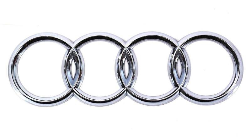 Audi-Zeichen Chrom Original A3 / A4 / A6 Tuning Zubehör Audiringe von Audi