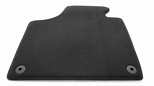 Fußmatte (Velours), passend für A3/S3/RS3 8P/ A3 Sportback, Premium Qualität Autoteppich, anthrazit, Fahrermatte von kh Teile