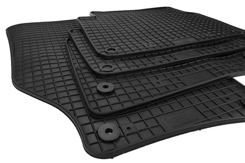 kfz-premiumteile24 Gummimatten kompatibel mit Q7 4L Baujahr 2006-05/2015 Fußmatten Allwetter Automatten Premium Qualität 100% Passgenau 4-teilig mit Befestigungen von kfz-premiumteile24