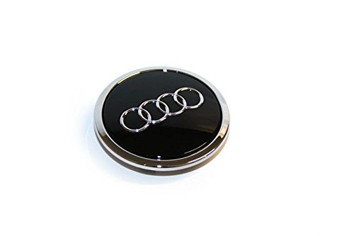 Audi 4B0601170AAX1 Nabenkappe (1 Stück) Zierkappe Radkappe schwarz chrom glänzend von Audi
