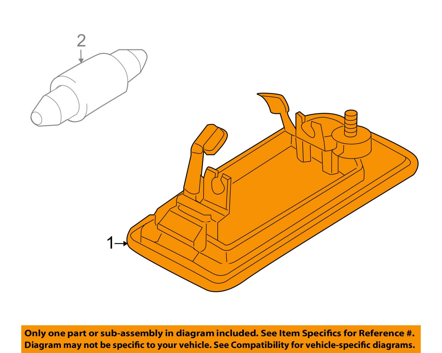 Original Audi A3 A4 A5 A6 Kennzeichenbeleuchtung Rechts Original Audi A3 A4 A5 A6 Kennzeichenbeleuchtung Rechts von Audi