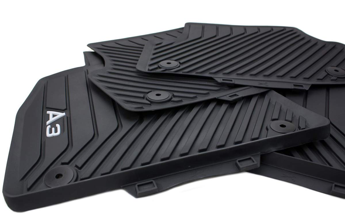 Original Audi Gummimatten Original Qualität Fußmatten Gummi schwarz 4-teilig Original Audi Gummimatten Original Qualität Fußmatten Gummi schwarz 4-teilig von Audi