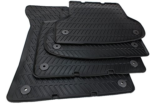 Original Audi Gummimatten Original Qualität Fußmatten Gummi schwarz 4-teilig Original Audi Gummimatten Original Qualität Fußmatten Gummi schwarz 4-teilig von Audi