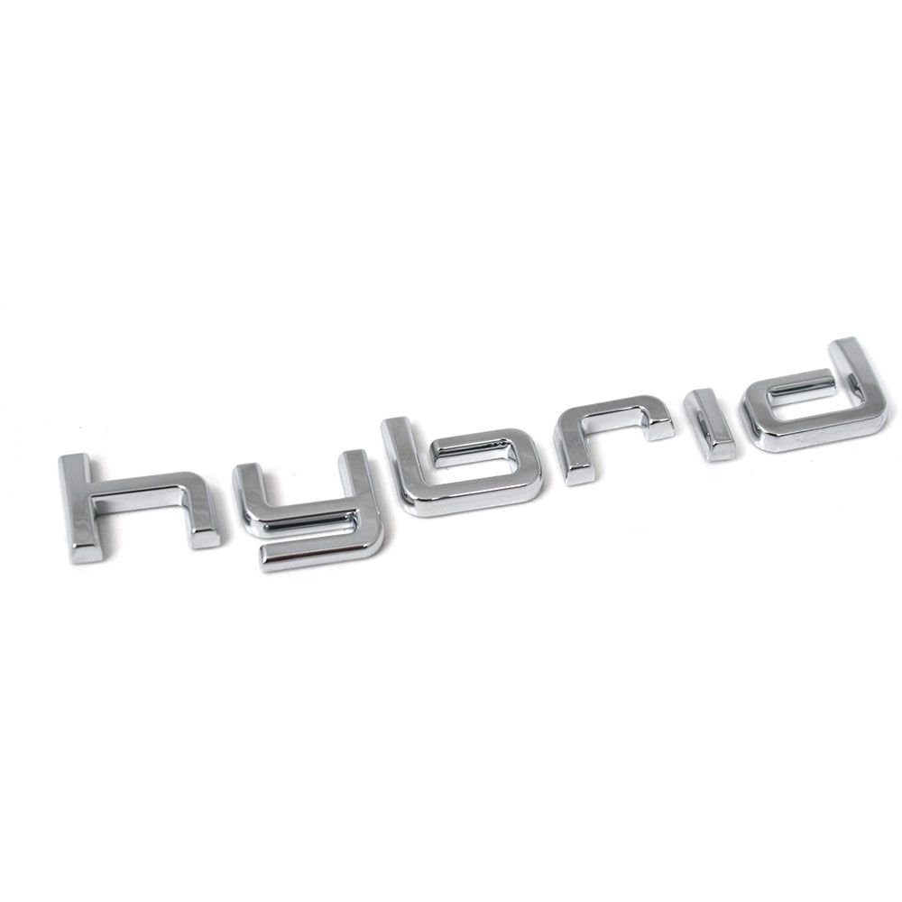Original Audi Hybrid Schriftzug seitlich Exterieur Kotflügel Emblem Logo chrom Original Audi Hybrid Schriftzug seitlich Exterieur Kotflügel Emblem Logo chrom von Audi
