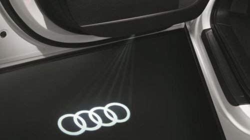 Original Audi LED Einstiegsbeleuchtung "Audi Ringe" mit schmalem Stecker von Audi