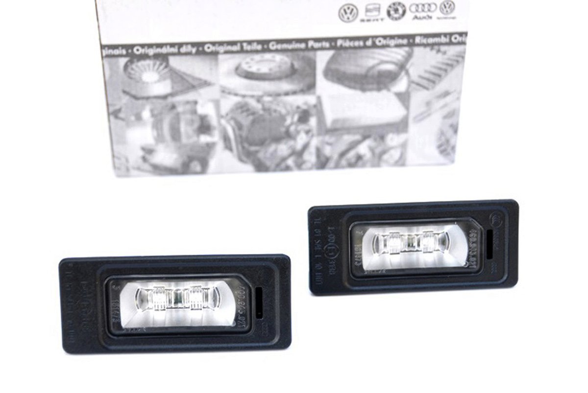 Original Audi LED Kennzeichenbeleuchtung Kennzeichenleuchten 2er Set - 4G0943021 von Audi