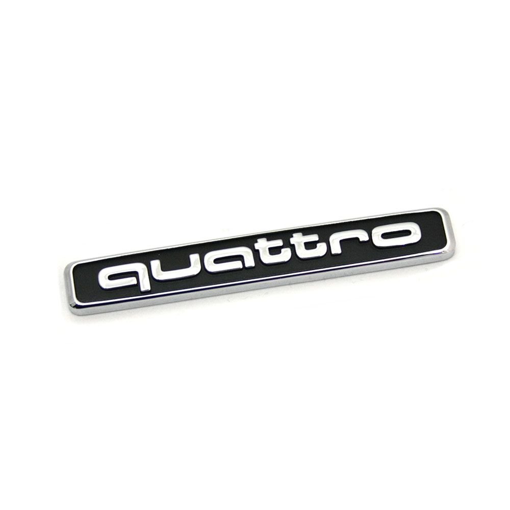 Audi Original Quattro Schriftzug Hinten Exterieur Emblem Logo Heckklappe Schwarz Chrom Audi Original Quattro Schriftzug Hinten Exterieur Emblem Logo Heckklappe Schwarz Chrom von Audi