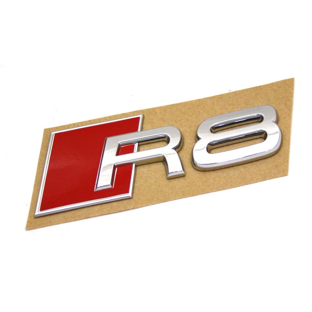 Original Audi R8 Schriftzug hinten Exterieur Emblem Heckklappe Logo chrom Original Audi R8 Schriftzug hinten Exterieur Emblem Heckklappe Logo chrom von Audi