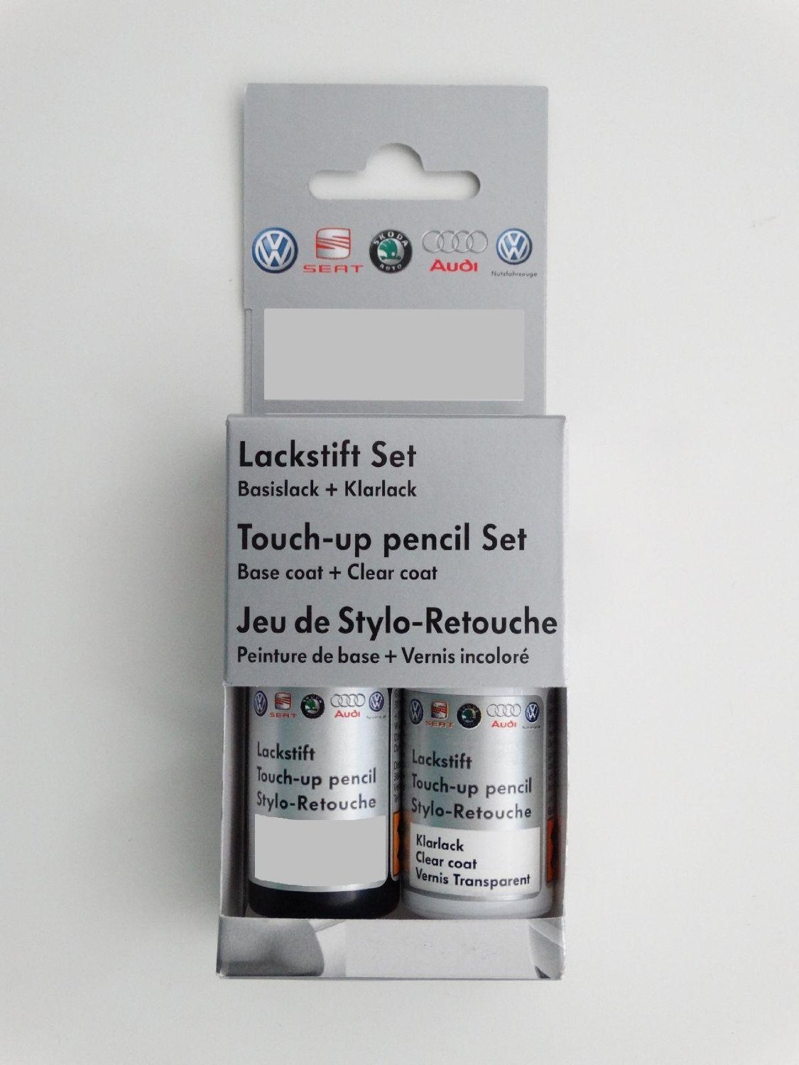 Original Audi VW Lackstift Set Silver Leaf Metallic von Audi