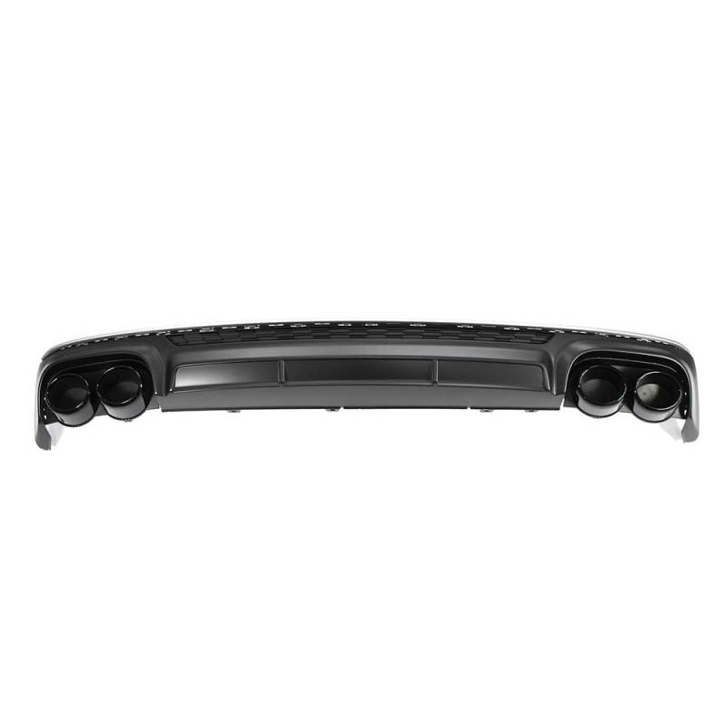 Original Audi S6 (C8 4A) Spoiler / Diffusor Set hinten, zur Nachrüstung - Metall, Schwarz, dark chrom matt von Audi