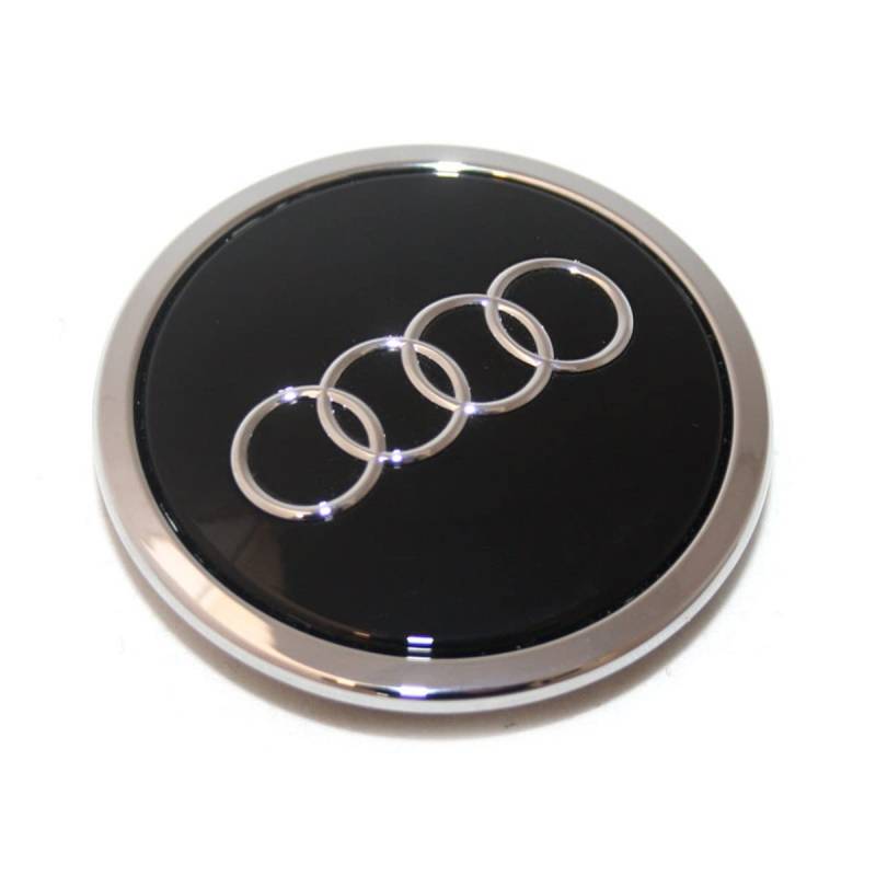 Radzierkappe Original Audi Nabenkappe Tuning Deckel für Alufelgen schwarz glänzend von Audi