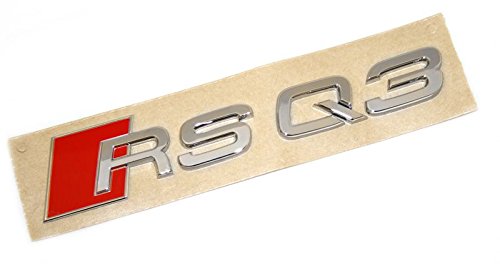 Schriftzug RSQ3 Original Audi Q3 Tuning Emblem Heckklappe Typzeichen Chrom von Audi