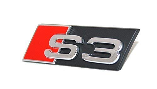 Audi Schriftzug S3 Original A3 8P 8V Kühlergrill Emblem Tuning Zeichen Chrom von Audi