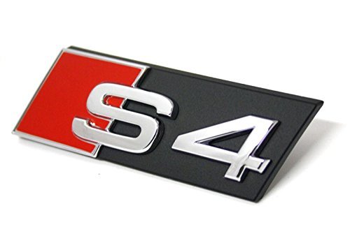 Audi Schriftzug S4 Original A4 8K Kühlergrill Emblem Tuning Zeichen Chrom von Audi