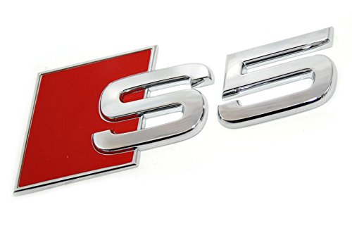 Audi Schriftzug S5 Original A5 Tuning Emblem Heckklappe Variante S Chrom von Audi