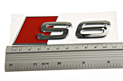 Audi Schriftzug S6 Original A6 Tuning Emblem Heckklappe Typzeichen Chrom von Audi