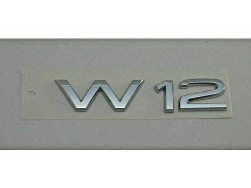 Schriftzug W12 Original Audi Tuning Emblem Heckklappe Typzeichen Chrom von Audi