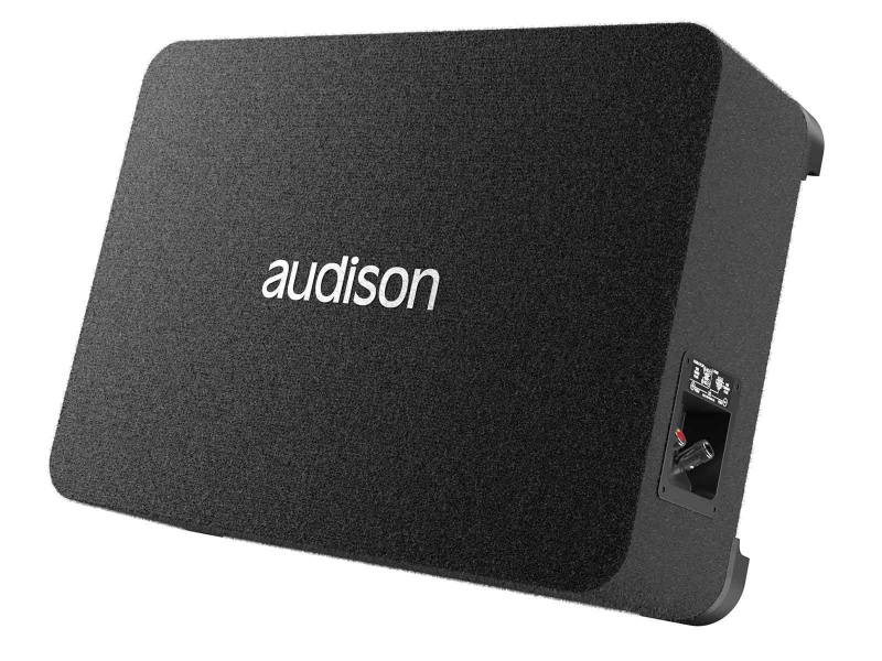 Audison APBX 10 DS – 250-mm Subwoofer in geschlossener Box mit Doppelschwingspule 4Ω, kompakte Bauweise, 500W Peak für Tiefe, präzise Bässe von Audison
