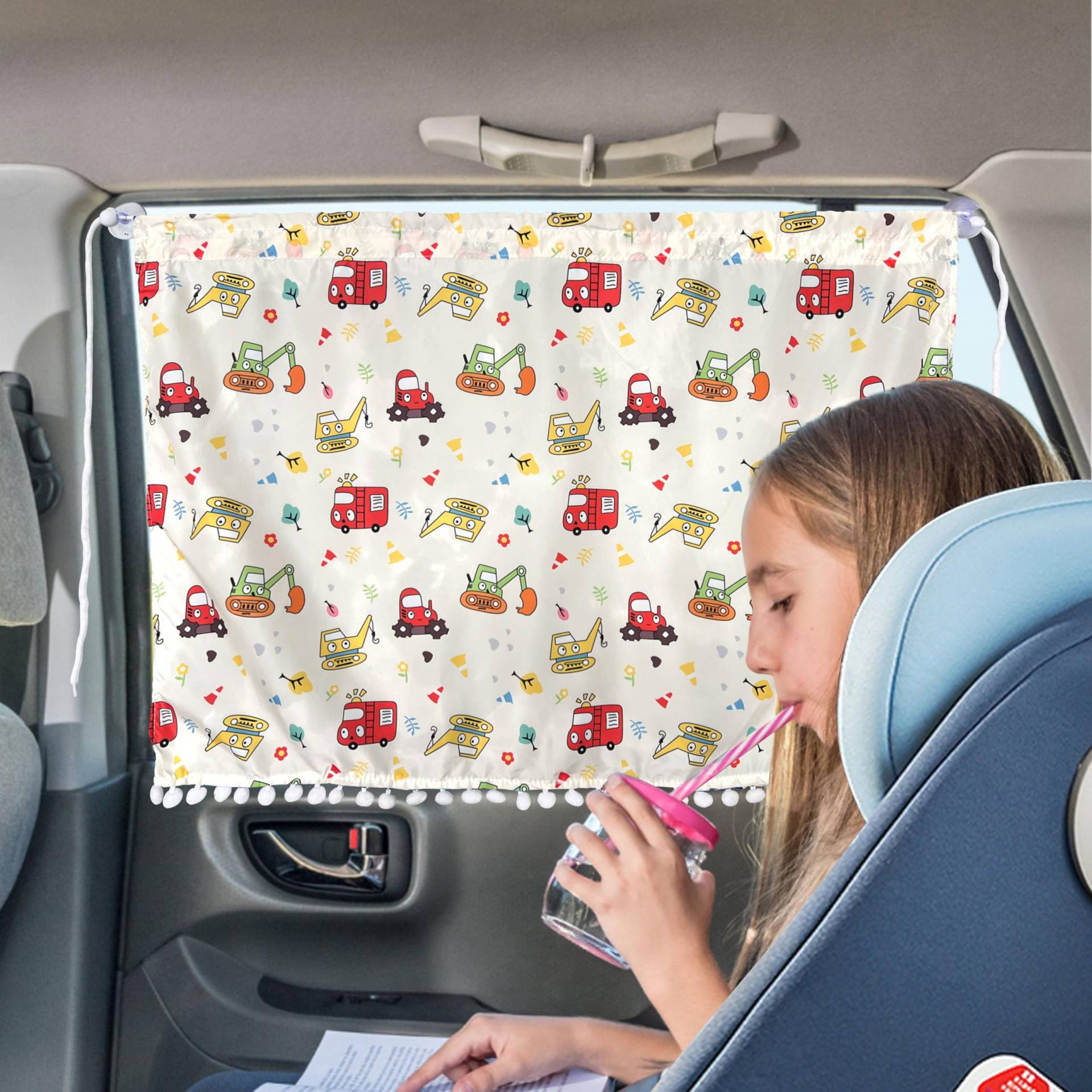 Aufisi Sonnenschutz Auto Baby 2 Stück- 63x49 cm Sonnenblende Auto Seitenscheibe mit 2 Saugnäpfen, Geeignet für Familienreisen, Muster 1 Aufisi Sonnenschutz Auto Baby 2 Stück- 63x49 cm Sonnenblende Auto Seitenscheibe mit 2 Saugnäpfen, Geeignet für Familienreisen, Muster 1 von Aufisi