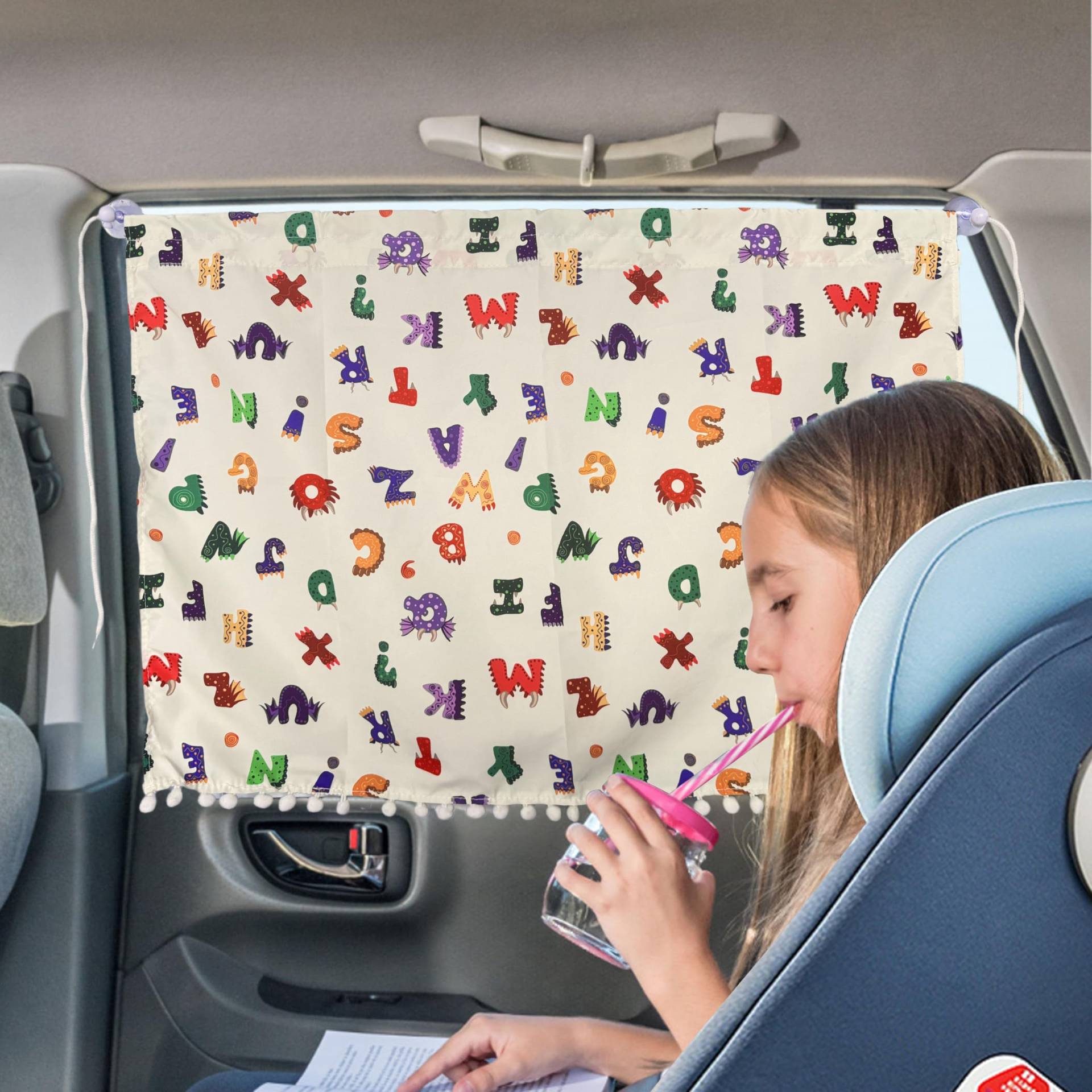 Aufisi Sonnenschutz Auto Baby 2 Stück- 63x49 cm Sonnenblende Auto Seitenscheibe mit 2 Saugnäpfen, Geeignet für Familienreisen, Muster 3 Aufisi Sonnenschutz Auto Baby 2 Stück- 63x49 cm Sonnenblende Auto Seitenscheibe mit 2 Saugnäpfen, Geeignet für Familienreisen, Muster 3 von Aufisi