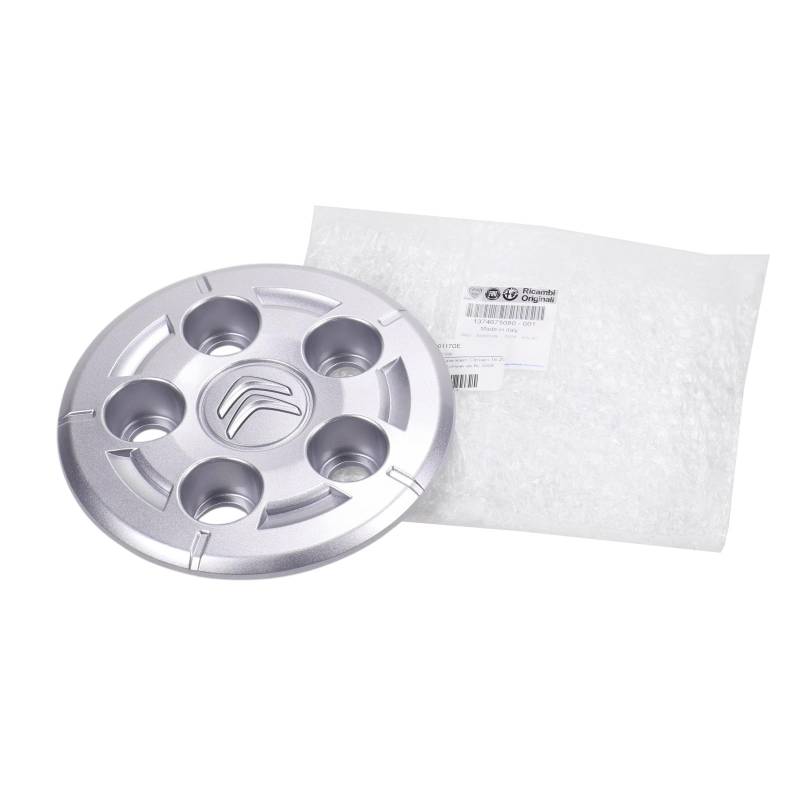 Original Fiat Radkappe klein Citroen 16 Zoll Lk 5x130mm Citroen Jumper ab Bj. 2006 OE 1374675080 von Augustin Group
