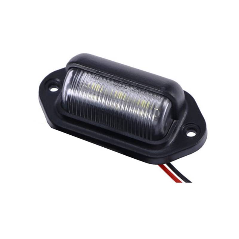 Aukson C38C LED Kennzeichenbeleuchtung – 12V/24V, 6 LEDs, Helle und Langlebige Nummernschildbeleuchtung für Auto, Anhänger, LKW und Boot von Aukson