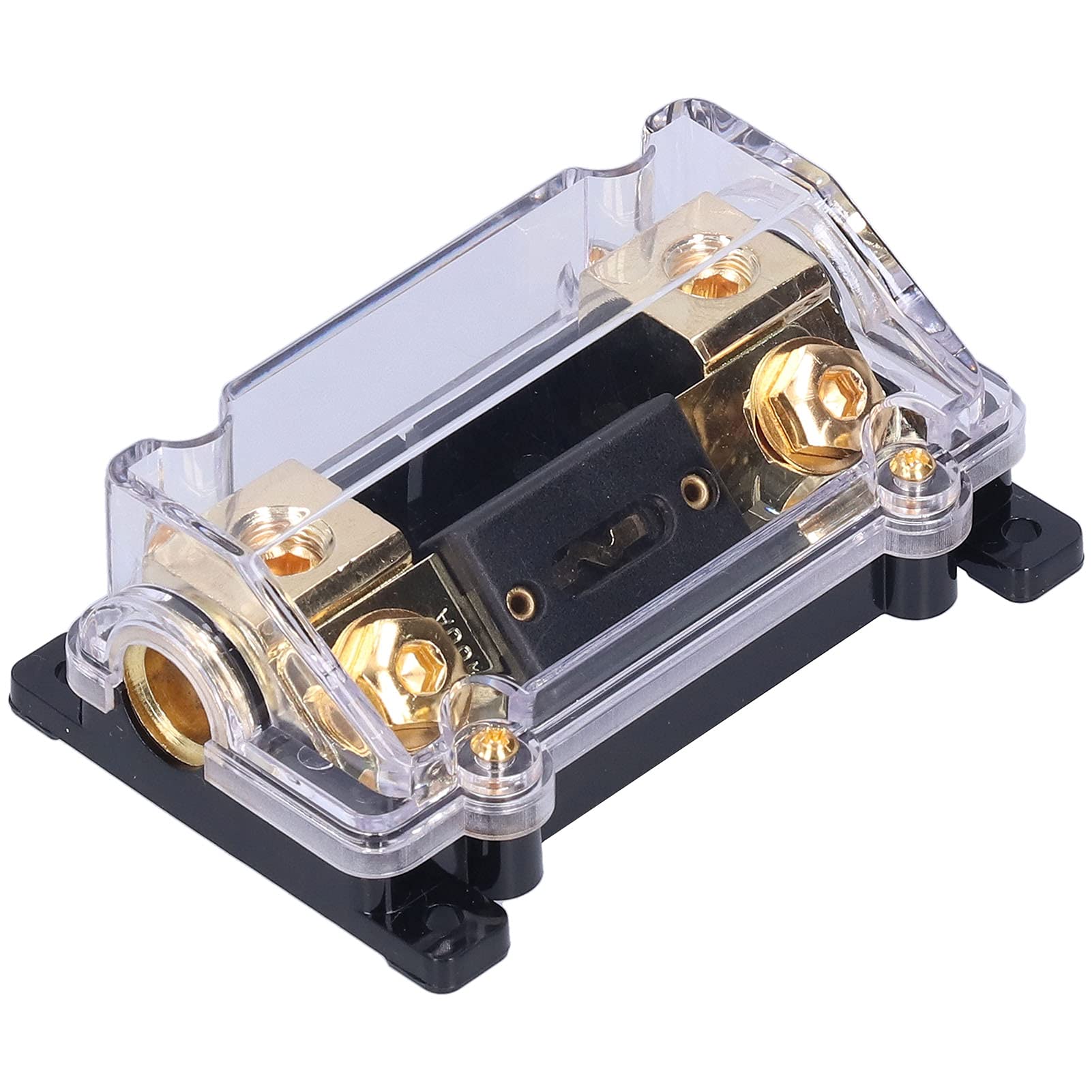 Sicherungshalter, 0/2/4 Gauge AWG Sicherungshalter 1 In 1 Out In-Line ANL Block mit 100 Ampere Sicherung für Auto Boot o Sicherungshalter, 0/2/4 Gauge AWG Sicherungshalter 1 In 1 Out In-Line ANL Block mit 100 Ampere Sicherung für Auto Boot o von Akozon