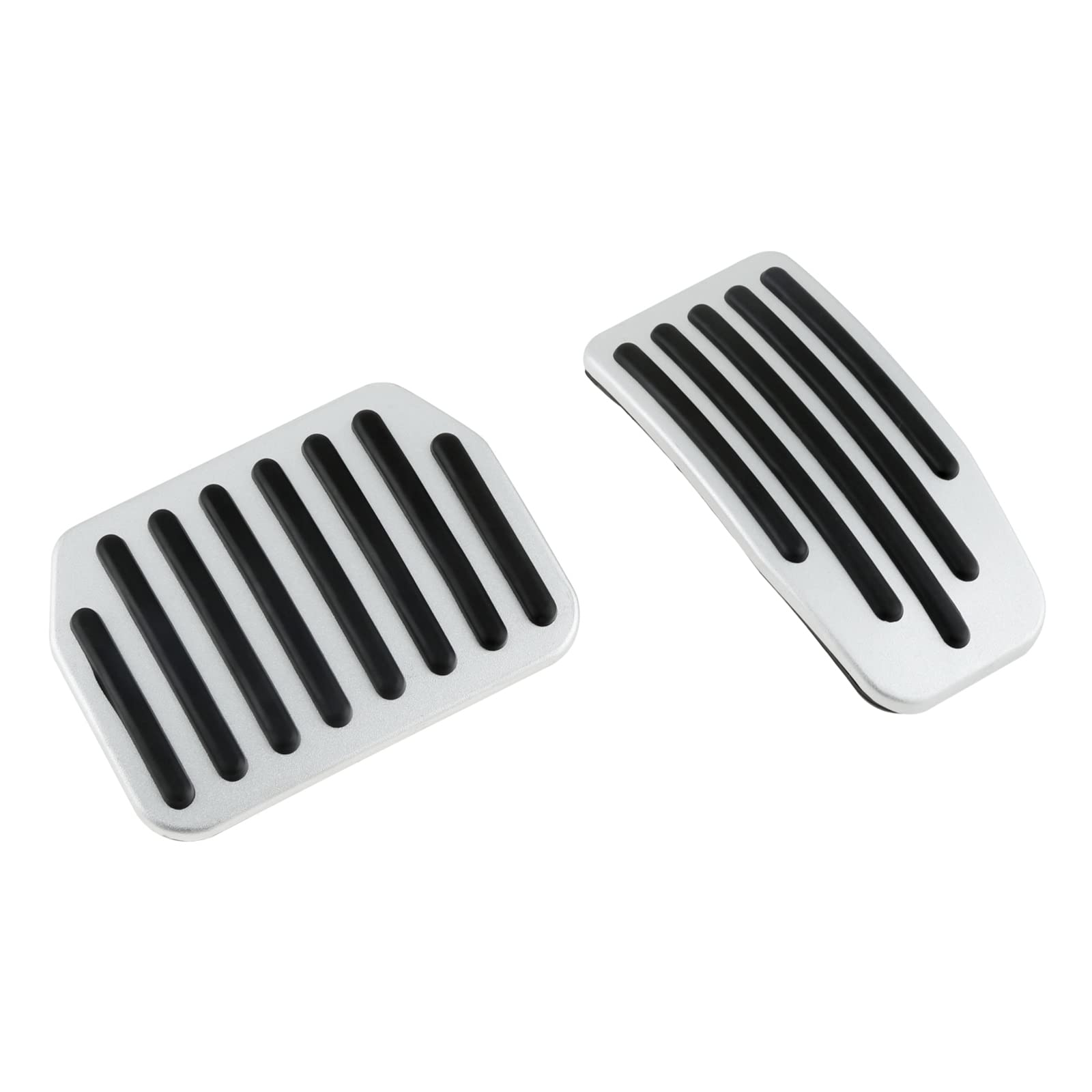 Aupoko Perfomance Pedale für Tesla Model 3 & Model Y 2022 2023 2017-2021, Aluminium Anti-Rutsch Gas- und Bremspedalabdeckung Kompatibel mit Tesla 3 & Y, Tesla Pedalkappen Silber Aupoko Perfomance Pedale für Tesla Model 3 & Model Y 2022 2023 2017-2021, Aluminium Anti-Rutsch Gas- und Bremspedalabdeckung Kompatibel mit Tesla 3 & Y, Tesla Pedalkappen Silber von Aupoko