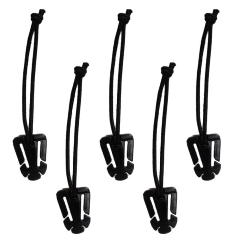5pcs Outdoor Camping Bag Haken Haken Klemmen Elastischer Seilgurtband Schnalle Ersatz Rucksäcke Schnalle Klemmen Carabiner Clip von Aurgiarme