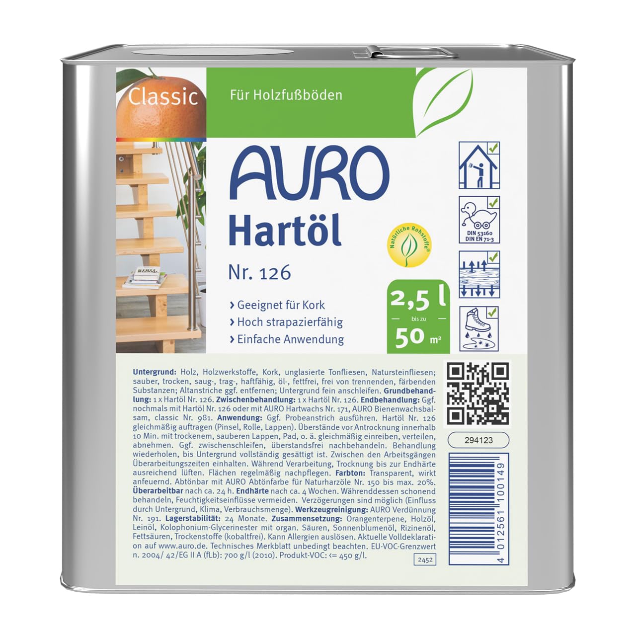 Auro 1266000 Öl 2,5 L von Auro