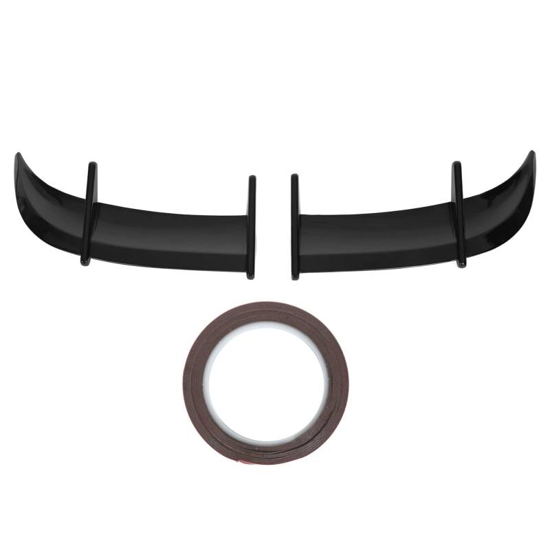 2pcs Car Heck -Stammspoiler, Winddruckreduzierung Schwanzspoiler -Deckelflügel für MK6, ABS Ducktail Lippenflügel (Helles Schwarz) von Ausla
