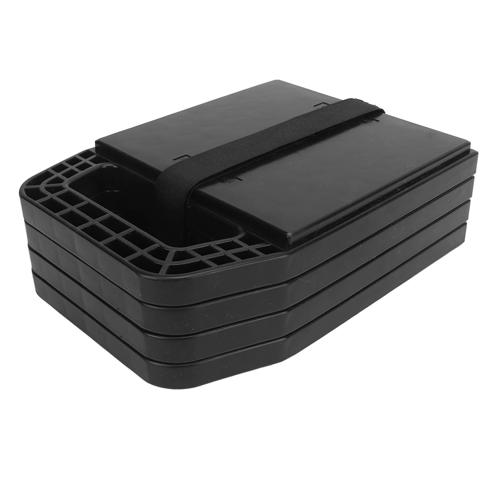 4 Stück RV Nivellier-Unterlagen für Autos, Wohnmobile, Wohnwagen, Anhänger (Black) von Ausla